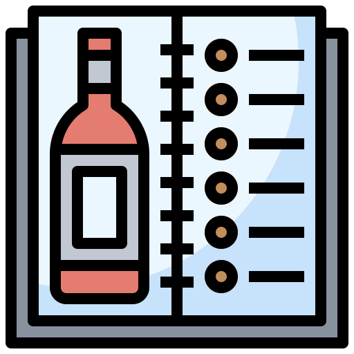 Verken de wijnkaart en filter wijnen