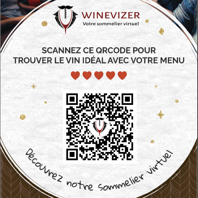 Carte vins qrcode