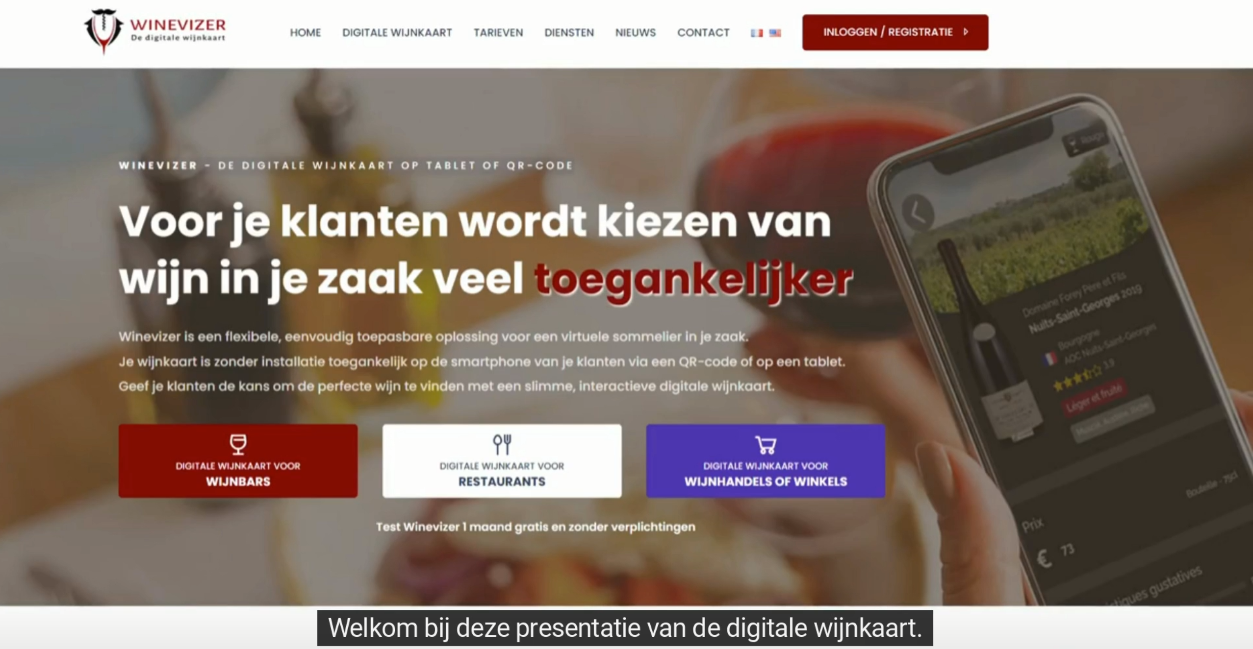 Winevizer - Videopresentatie