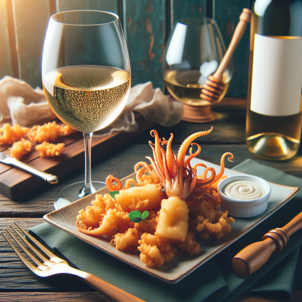 Calamars frits : les accords vins que notre sommelier virtuel suggère à vos clients