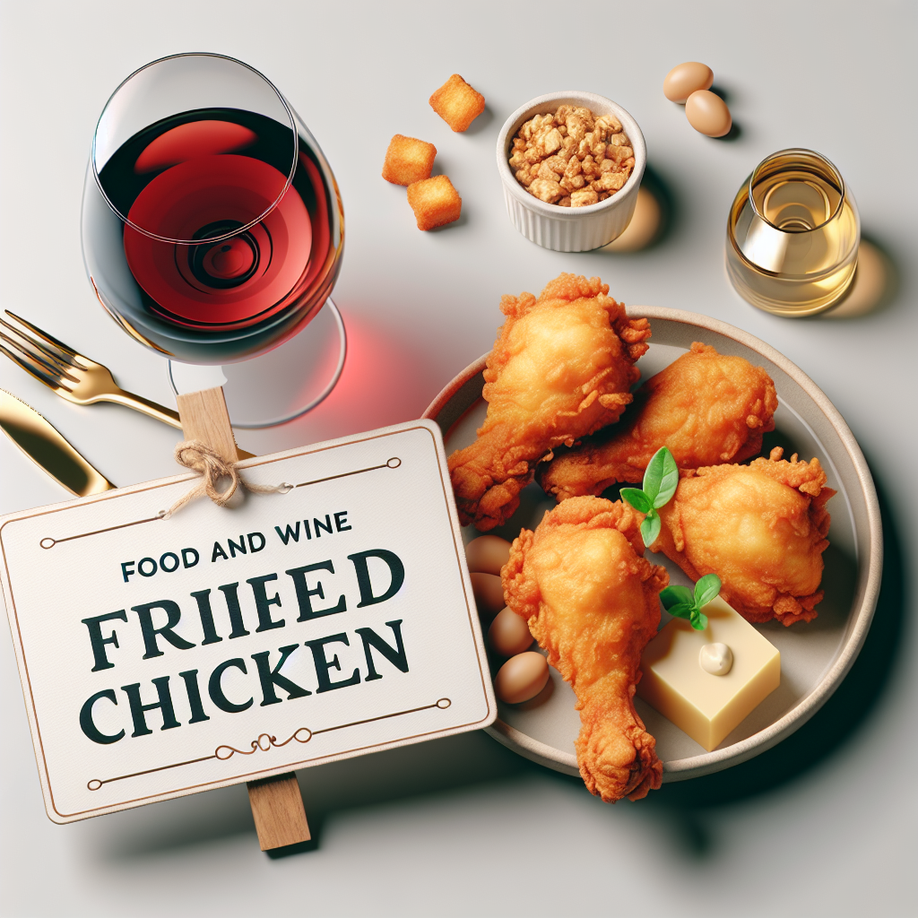 Wijn- en spijscombinaties met Amerikaanse gefrituurde kip