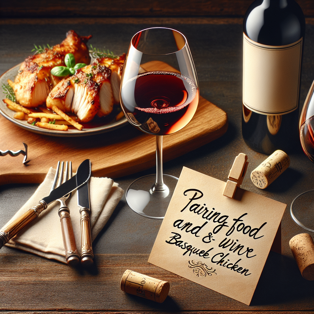 Wijn-spijscombinaties met een Basque kip