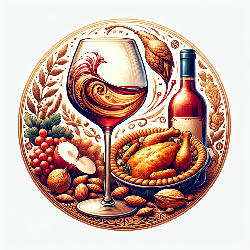 Accord mets et vins avec une pastilla au poulet