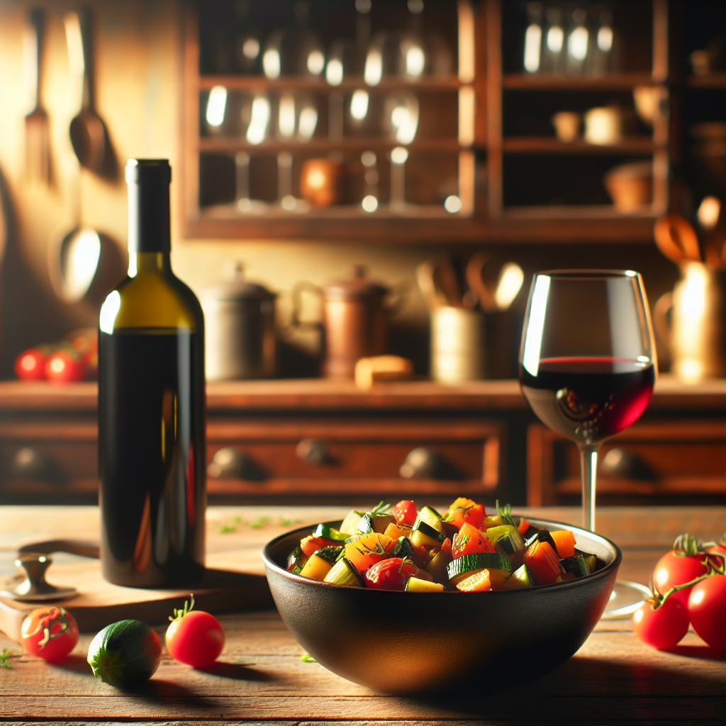 Wijn en spijs combinaties met ratatouille