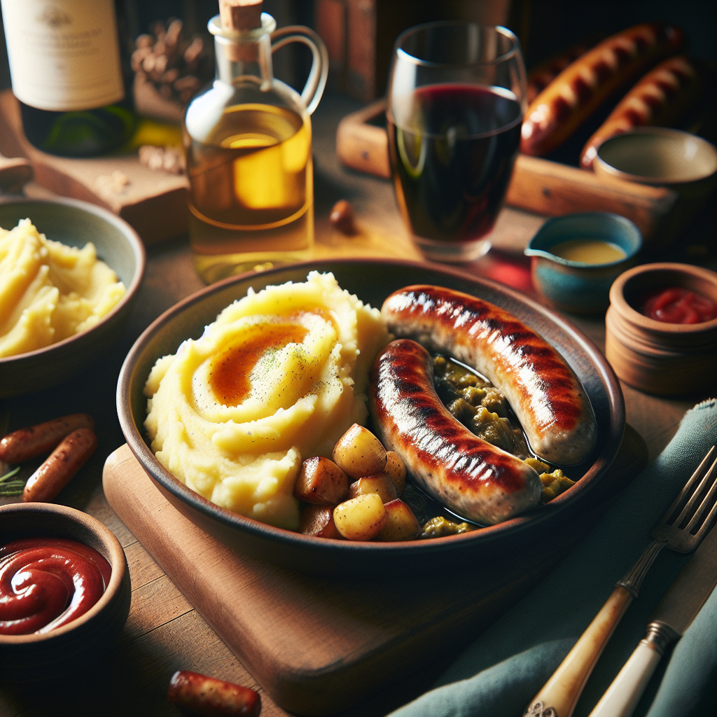 Pairing Bangers and Mash with Wine