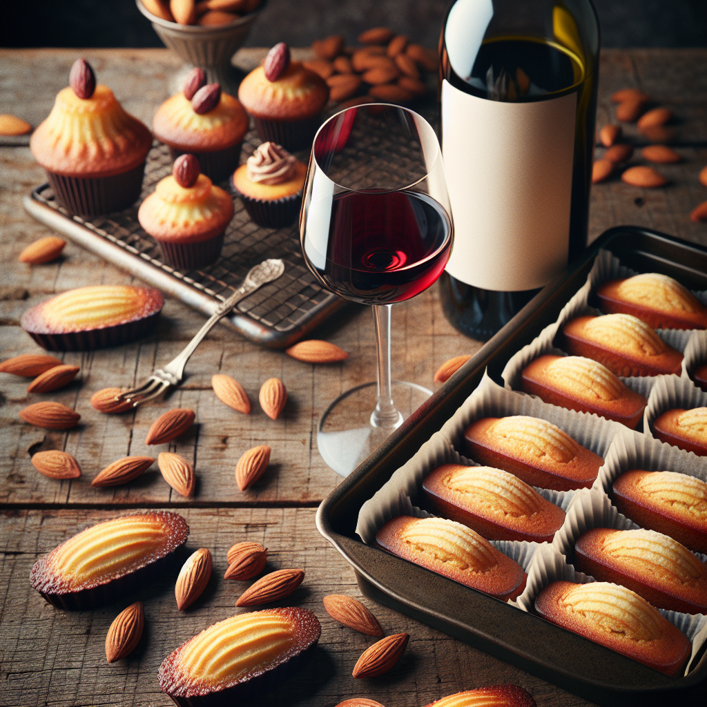 Accorder des financiers aux amandes avec du vin