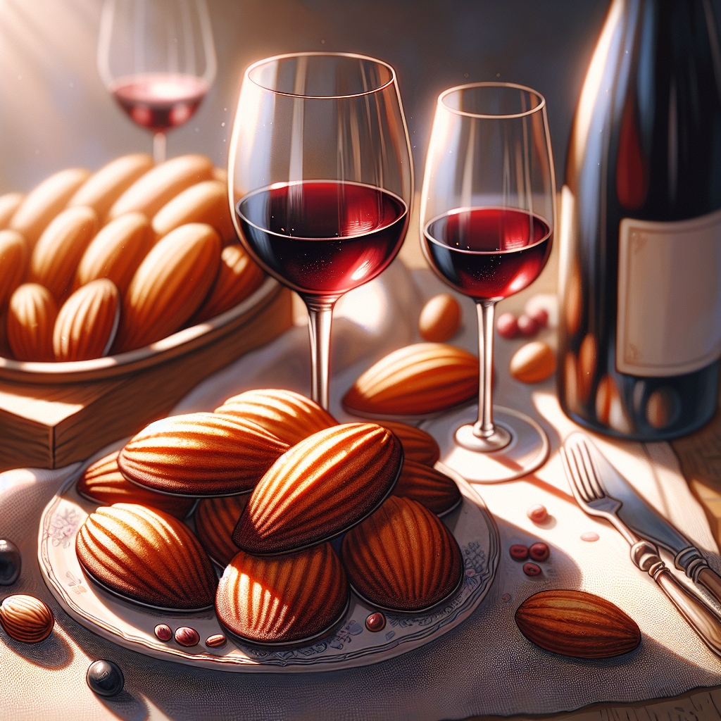 Accorder des madeleines avec du vin