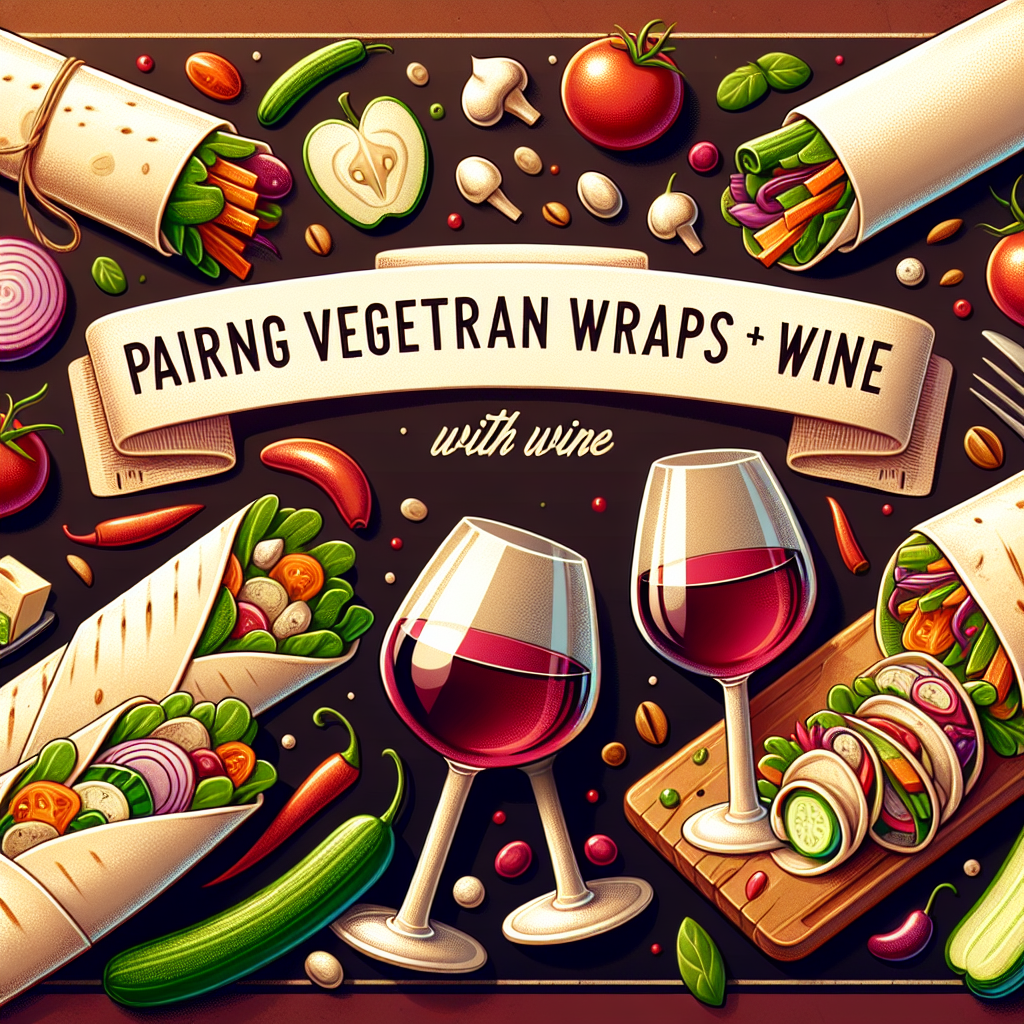 Wraps végétariens au menu ? Les accords vins recommandés par Winevizer