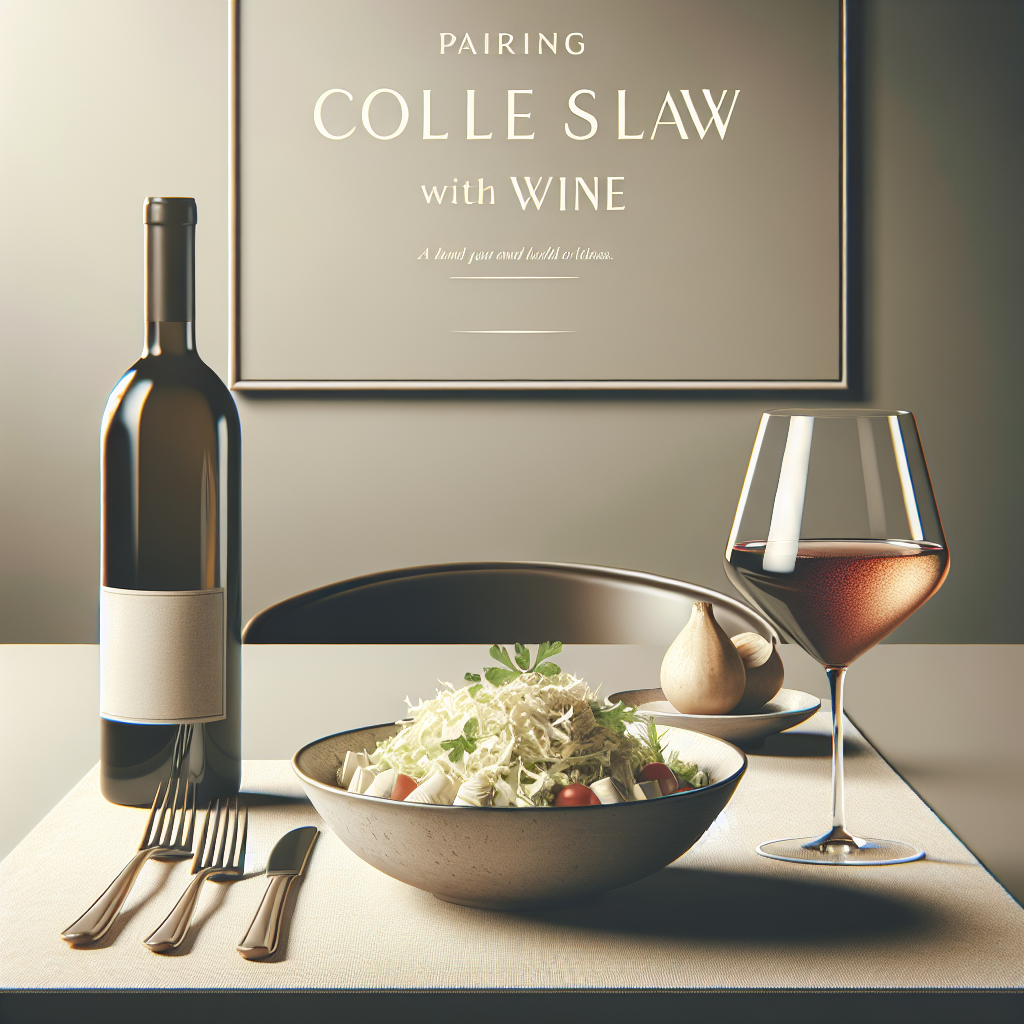 Accorder un coleslaw avec du vin