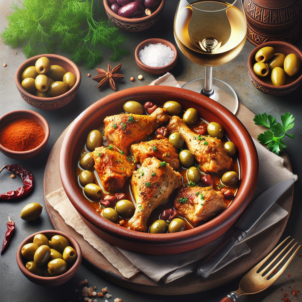 Tajine de poulet aux olives : 5 accords vins à intégrer dans votre carte digitale