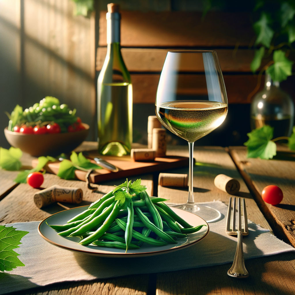 Accorder une salade de haricots verts avec du vin
