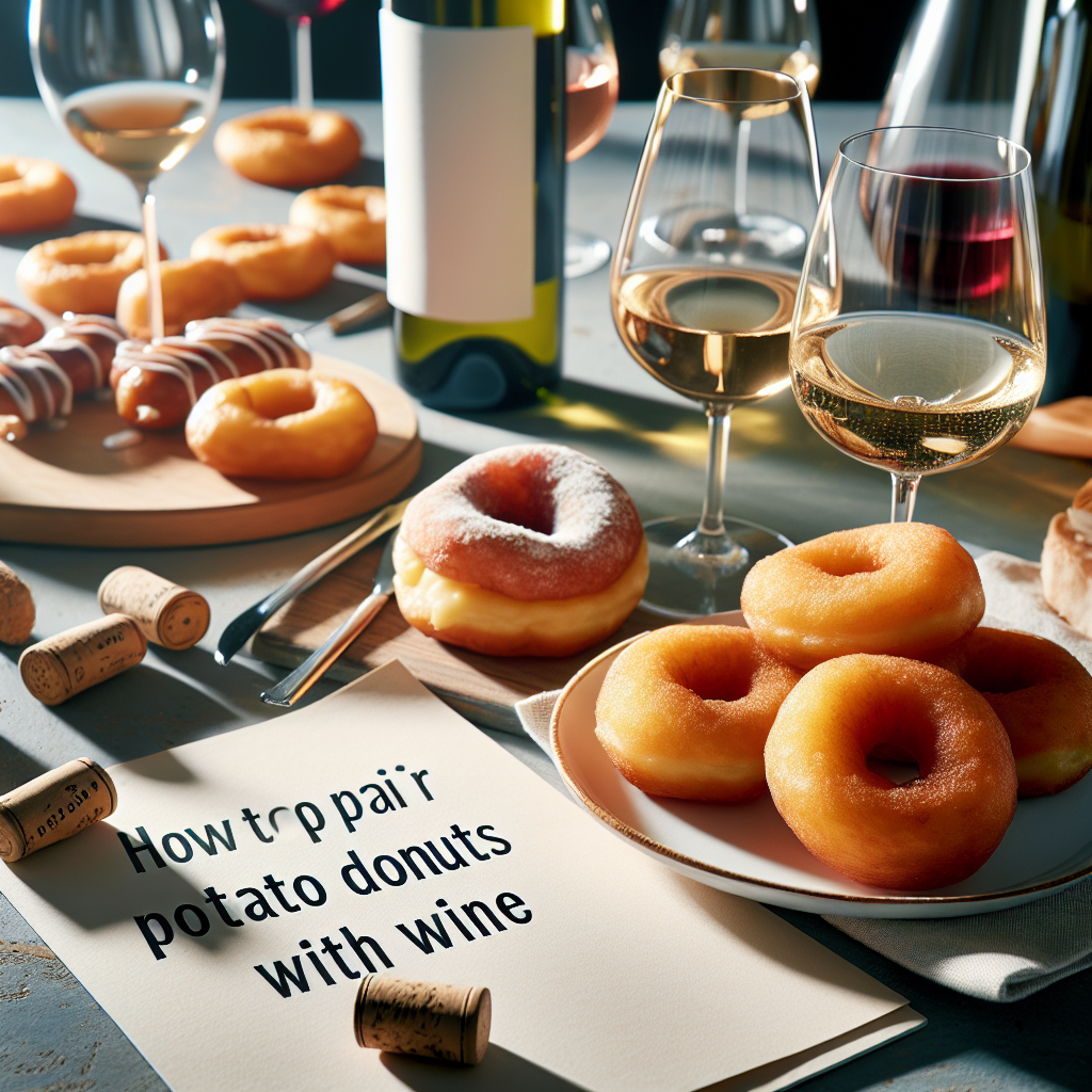 How to Pair Potato Donuts with Wine