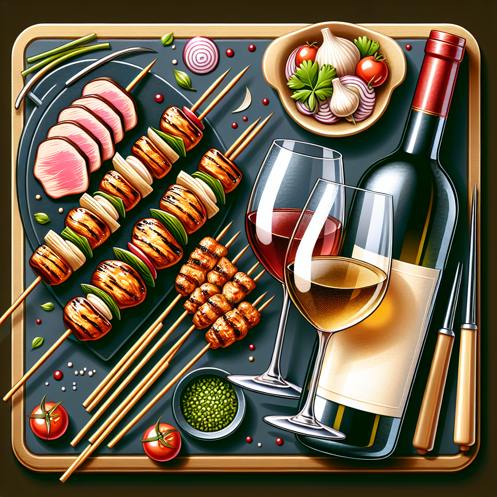 Comment marier des brochettes yakitori avec un vin