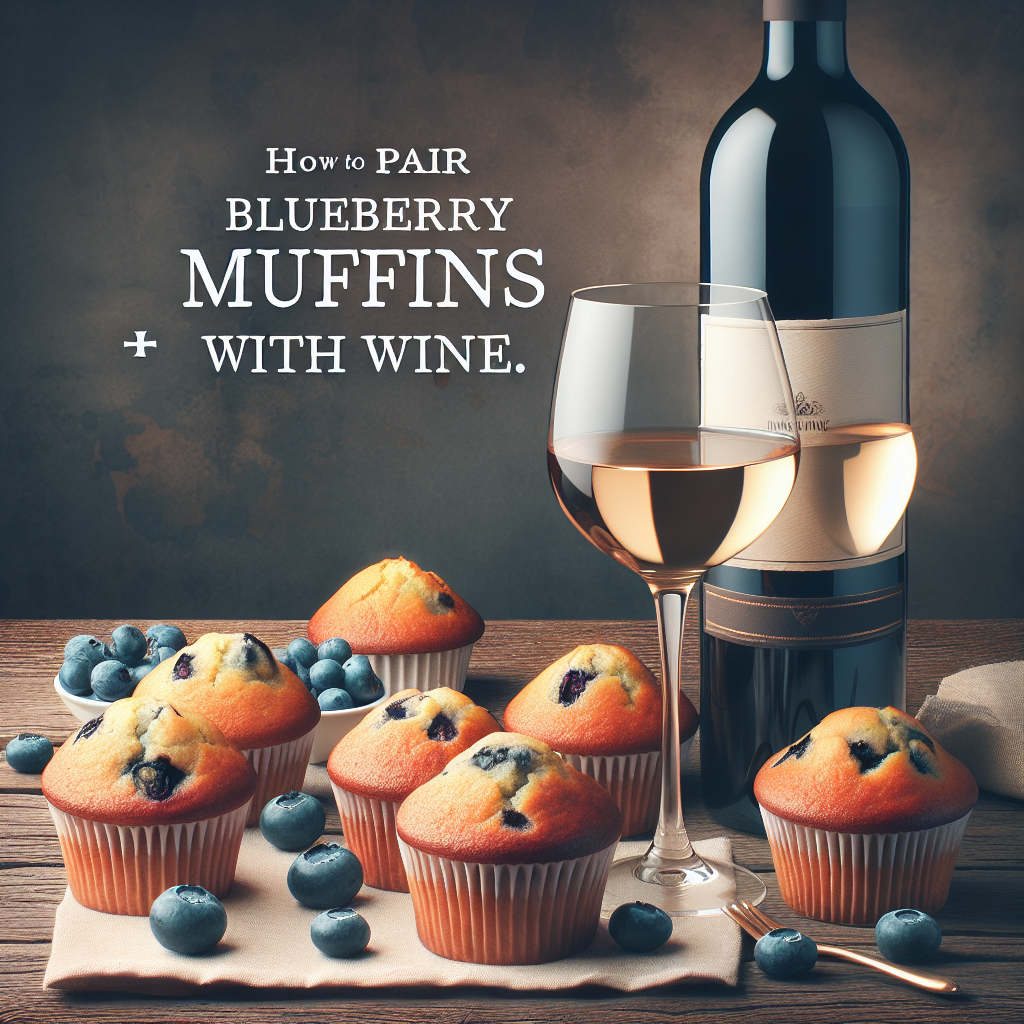 Comment marier des muffins aux myrtilles avec un vin
