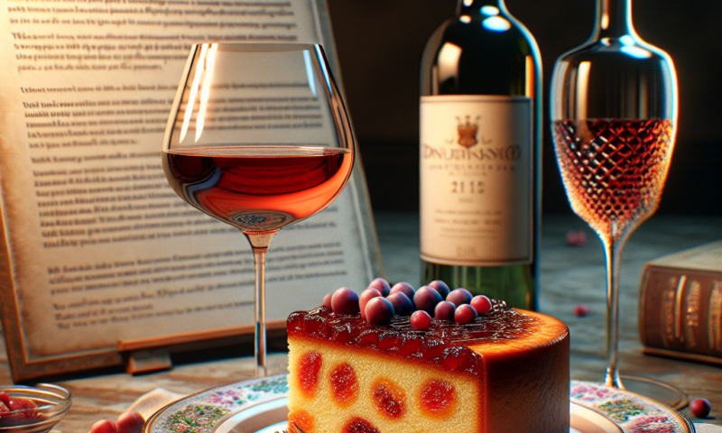 Comment marier un cake aux fruits confits avec un vin