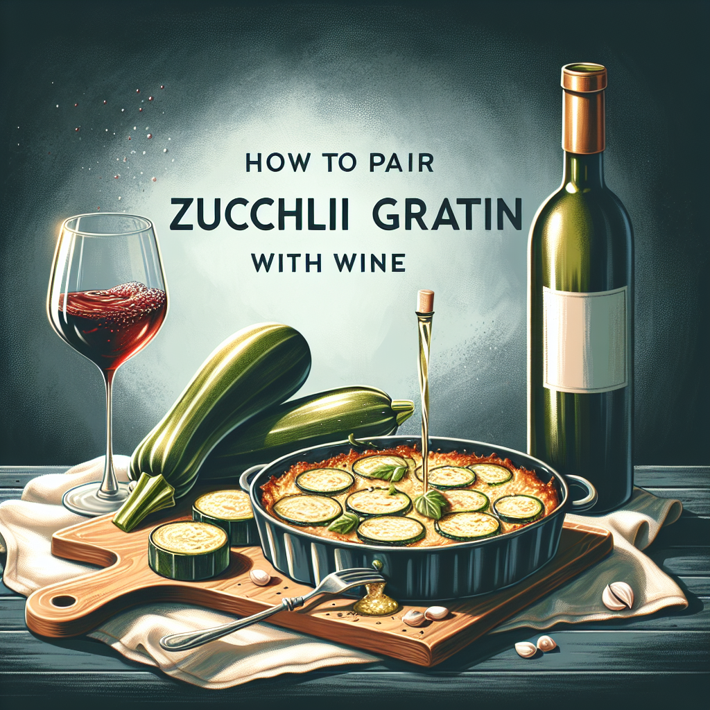 Zucchini gratin: wine pairings suggested by our virtual sommelier