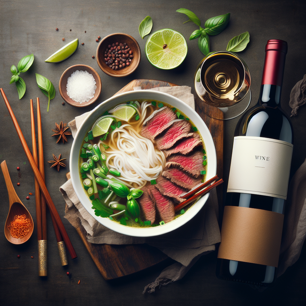 Comment marier un pho au bœuf avec un vin