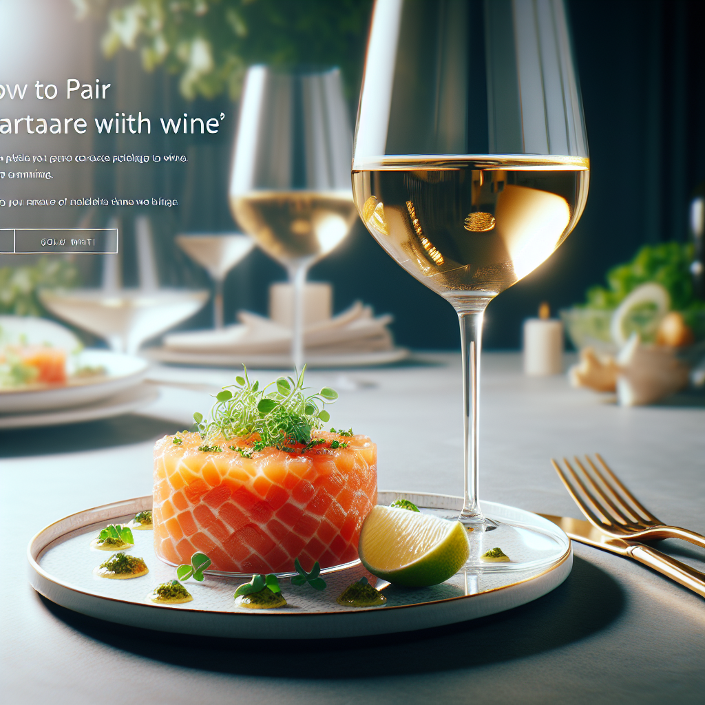 Tartare de saumon : les accords vins suggérés par notre sommelier virtuel