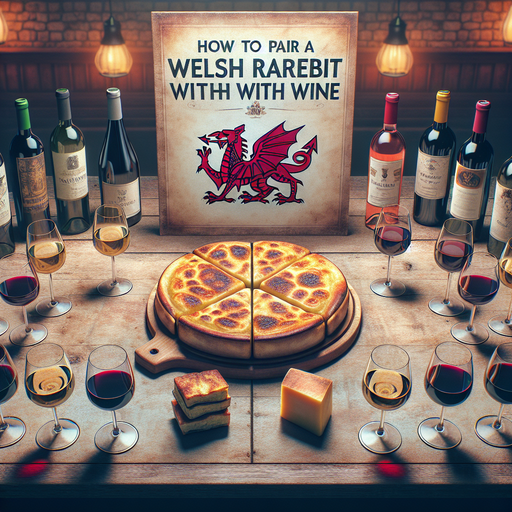 Hoe een Welsh rarebit te combineren met wijn