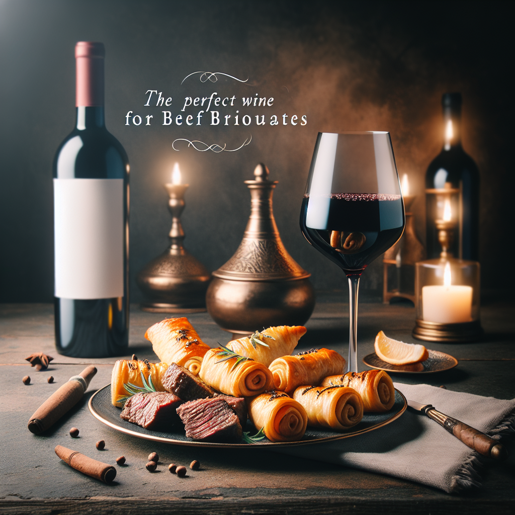 Le vin idéal pour des briouates au bœuf
