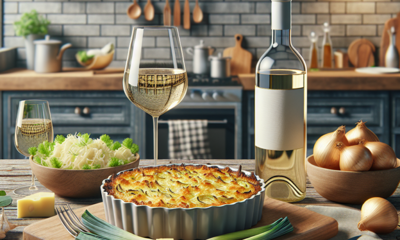 Le vin idéal pour un gratin de poireaux