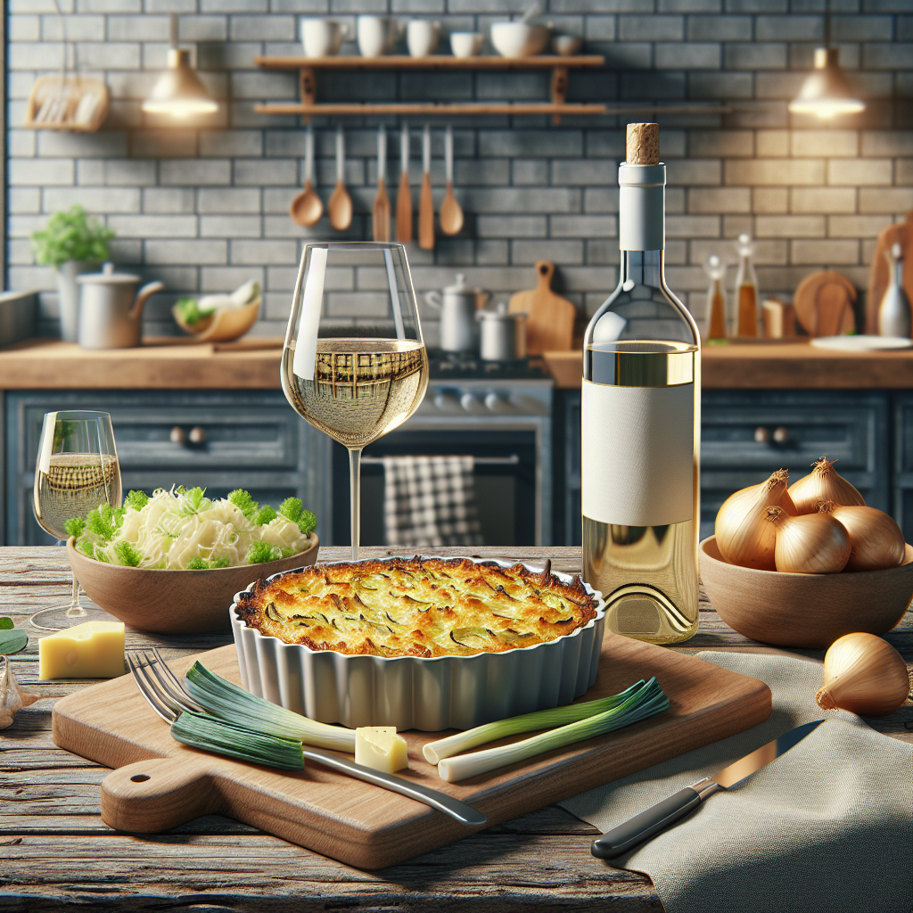 Le vin idéal pour un gratin de poireaux