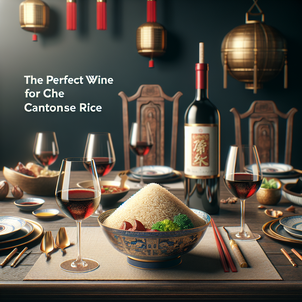 Le vin idéal pour un riz cantonais