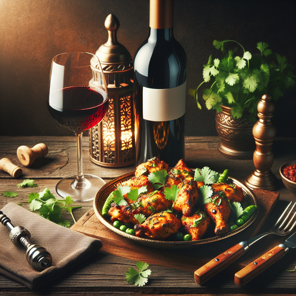 Le vin idéal pour un tandoori de poulet