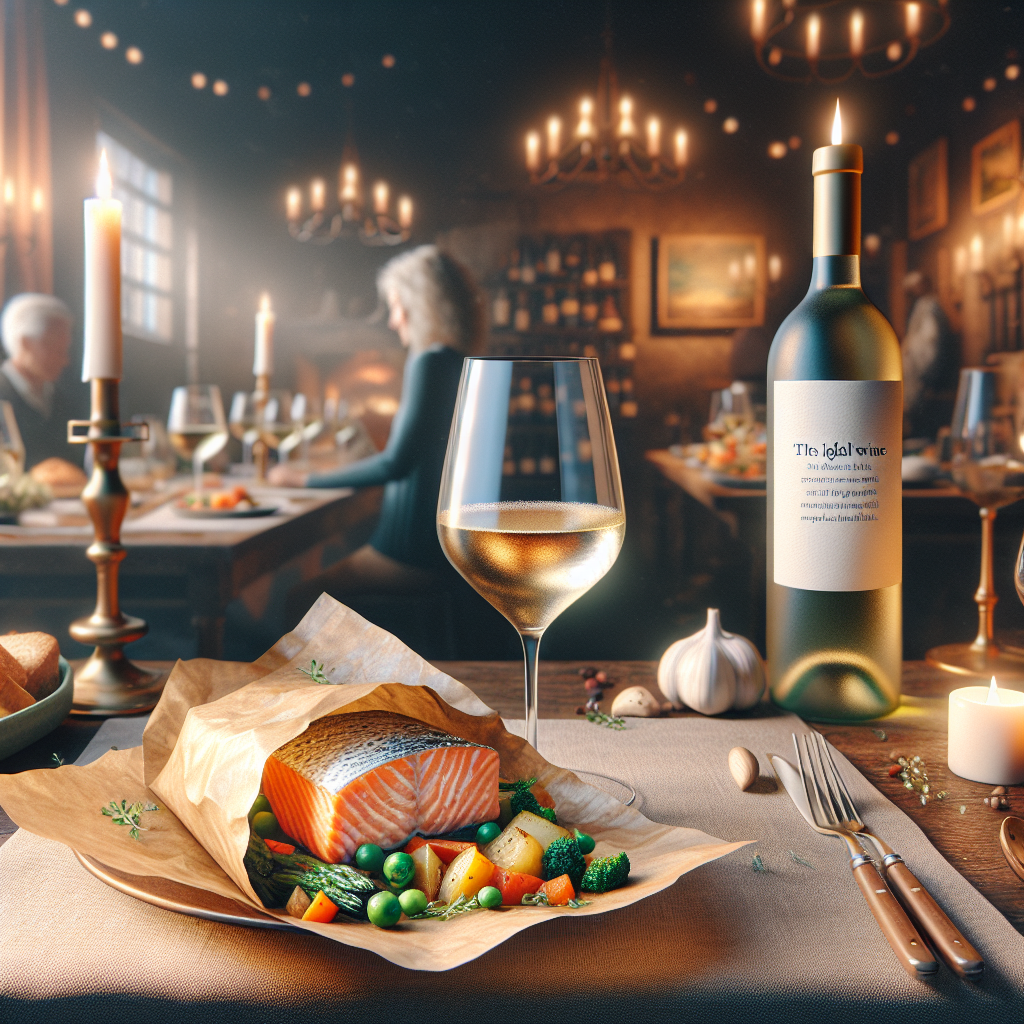 Le vin idéal pour une papillote de saumon aux légumes