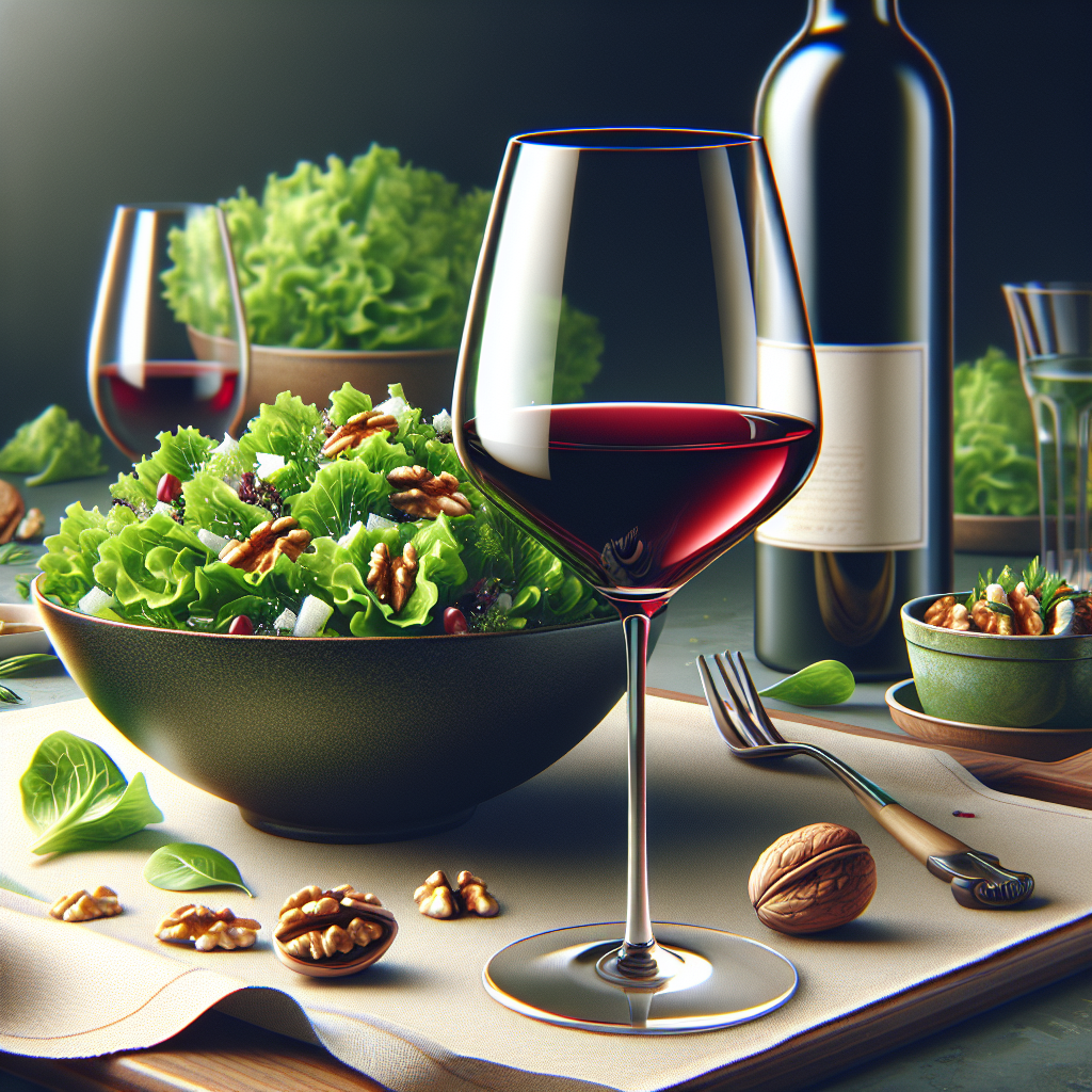 Le vin idéal pour une salade de mâche et noix