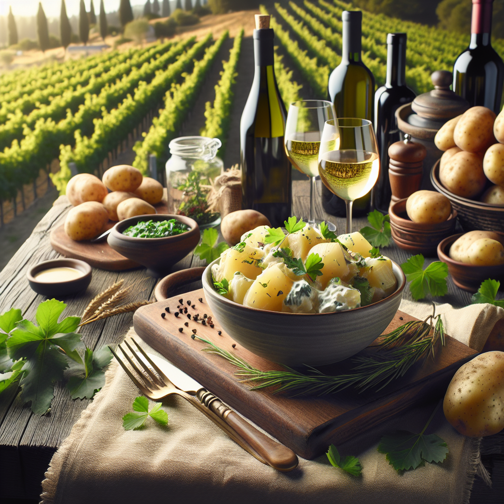 Le vin idéal pour une salade de pommes de terre