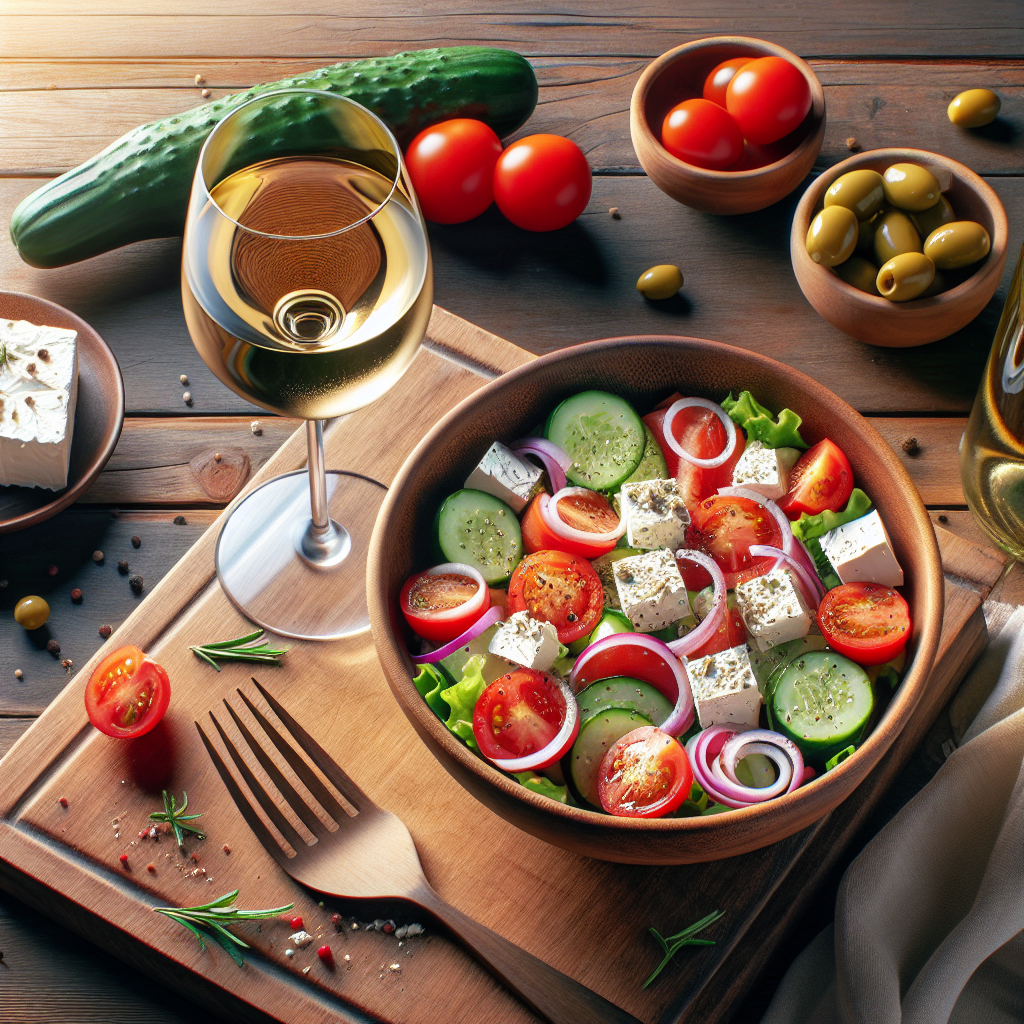 The Ideal Wine for a Greek Salad