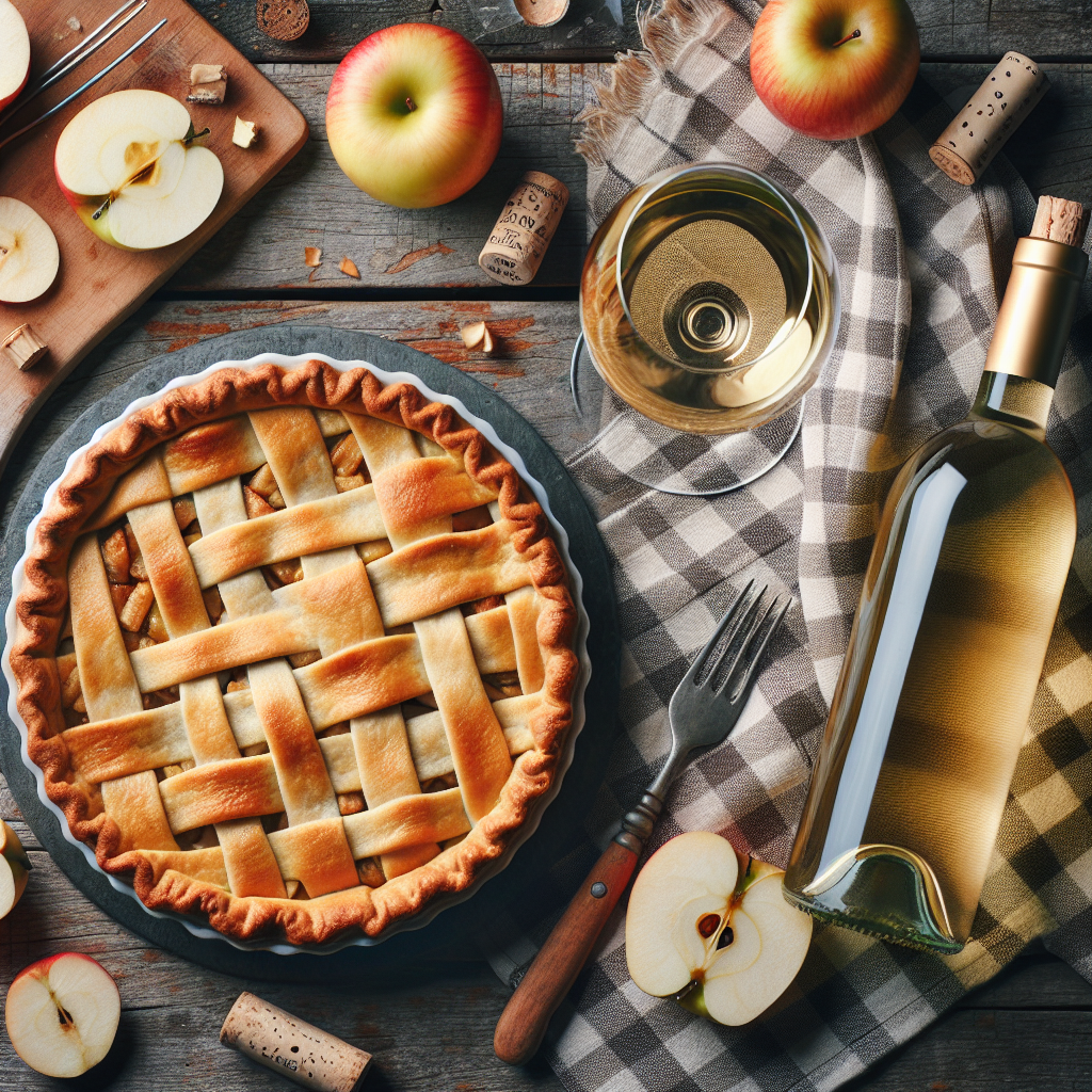 Tarte aux pommes : les accords vins suggérés par notre sommelier virtuel
