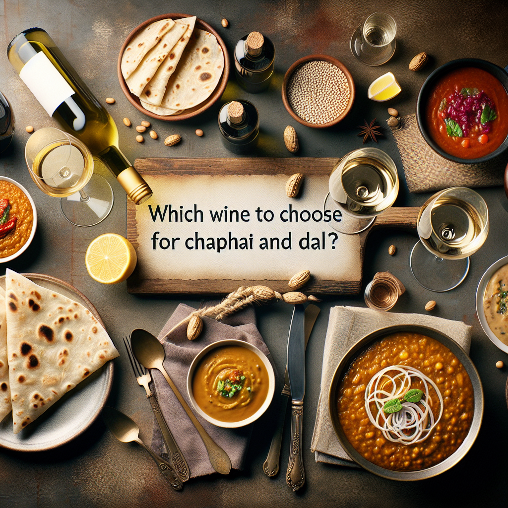Quel vin choisir pour un chapati et dal
