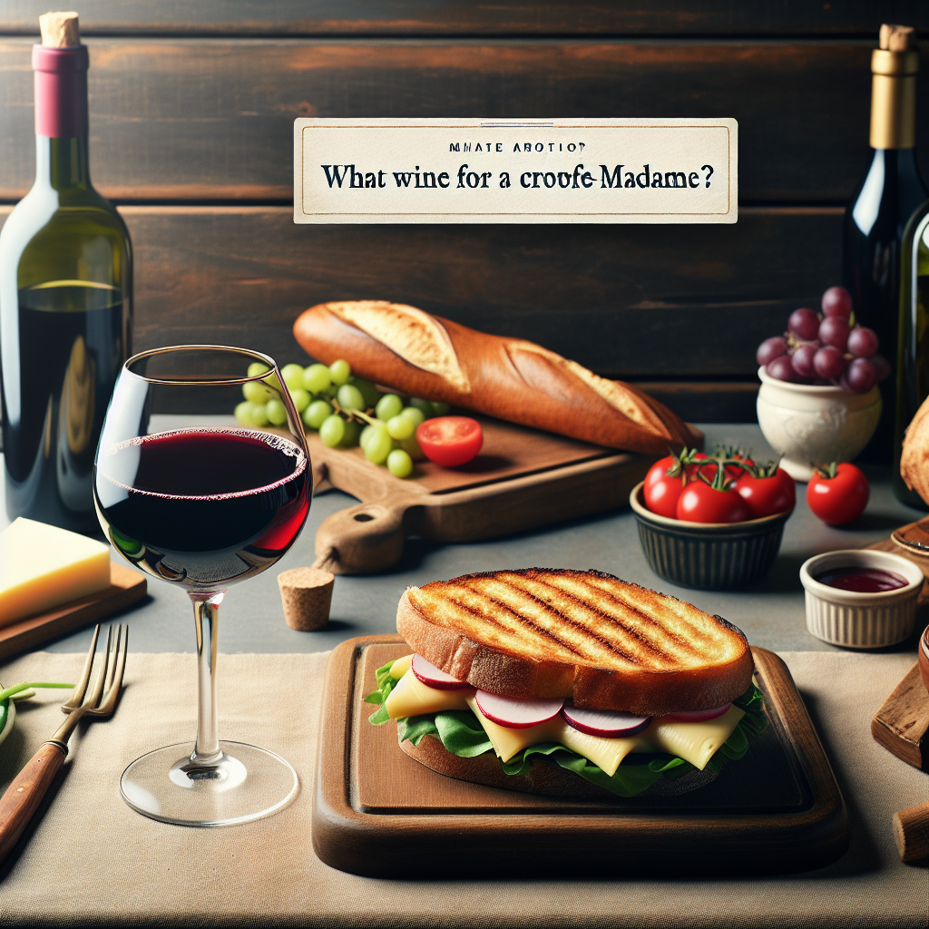 Which wines should your digital wine list include for a croque-madame