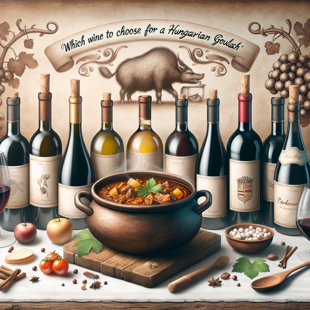 Quel vin choisir pour un goulash hongrois