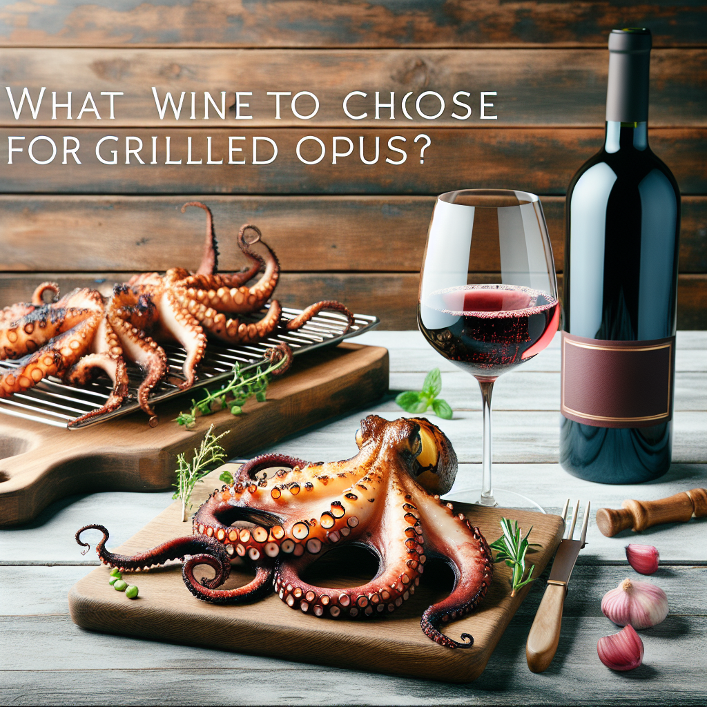 Quel vin choisir pour un poulpe grillé