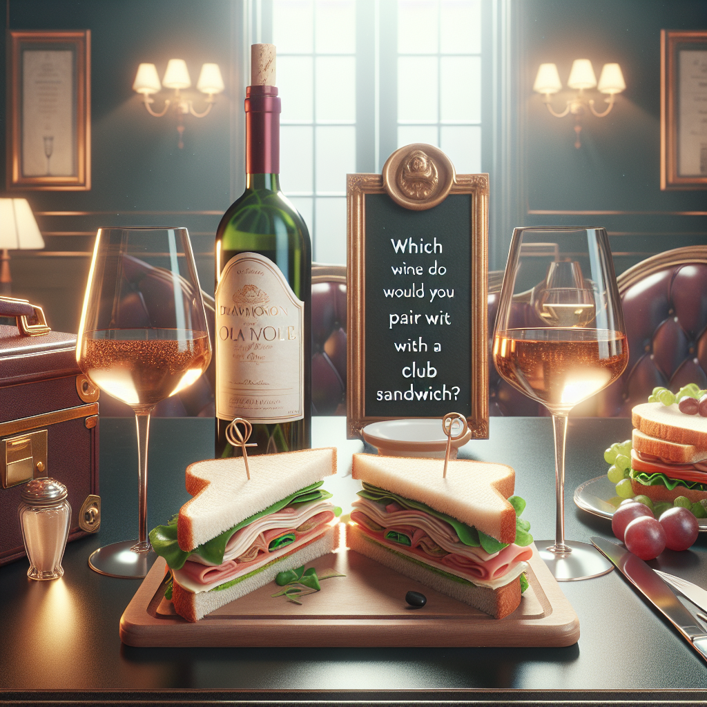 Quel vin choisir pour un sandwich club