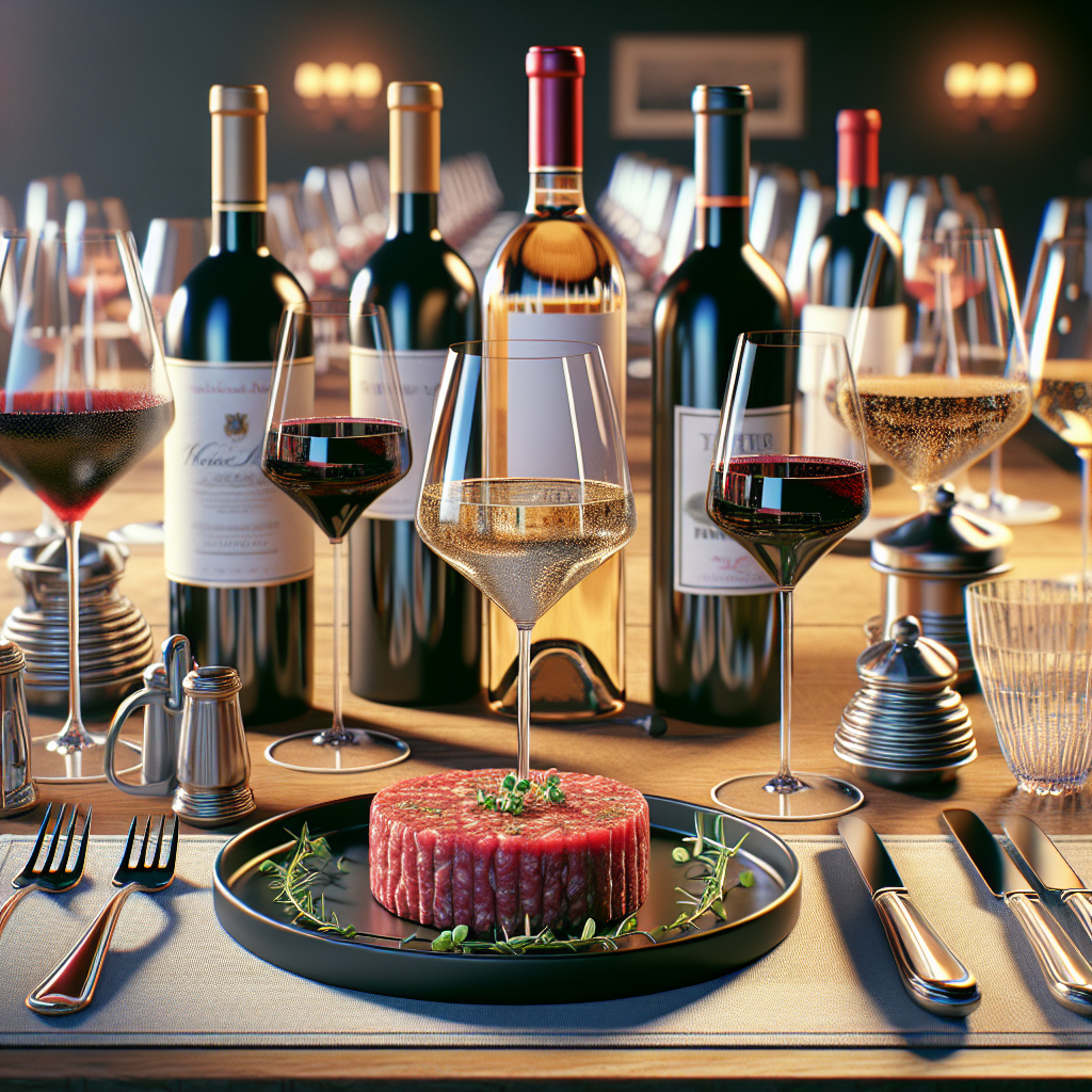 Quel vin choisir pour un steak tartare