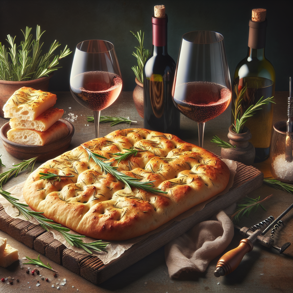 Quel vin choisir pour une foccacia romarin