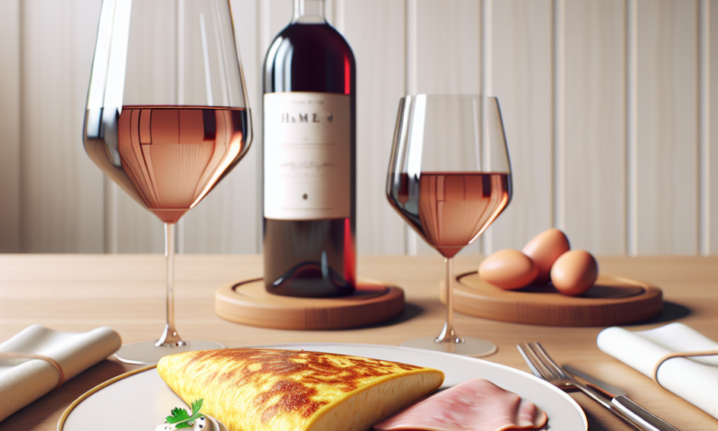 Quel vin choisir pour une omelette au jambon
