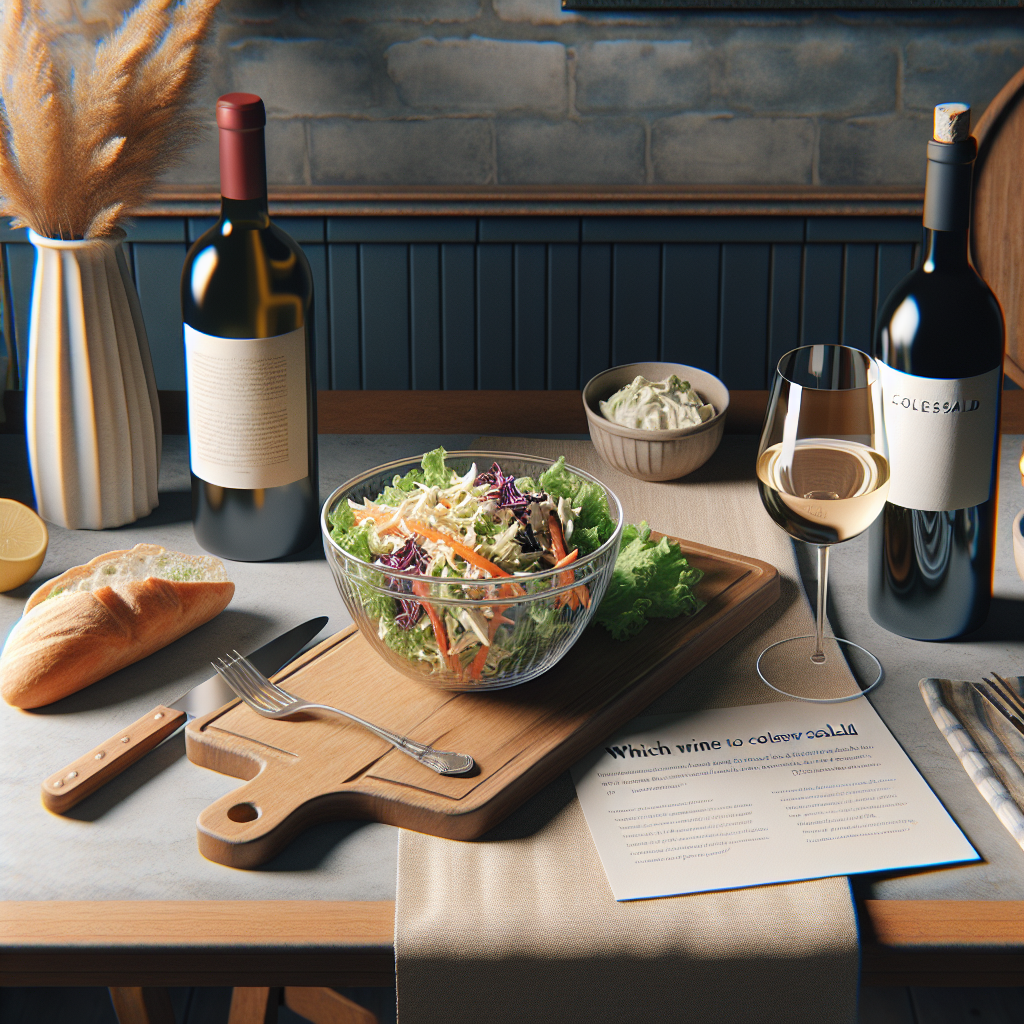 Welke wijn kiezen voor een coleslaw salade