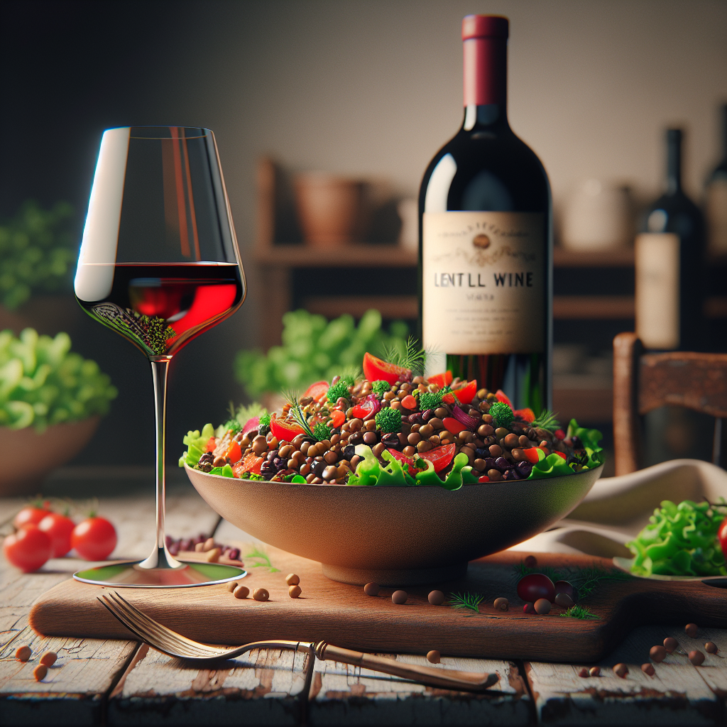Which wine to choose for a lentil salad