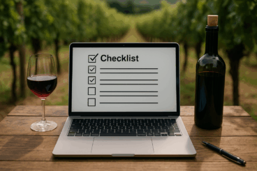 Checklist digitale pour salons et festivals du vin : guide pratique pour restaurateurs et bars à vins