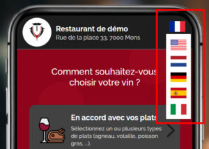 Langues de l'interface